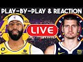 Los Angeles Lakers vs Denver Nuggets Game 1 LIVE Play-By-Play &amp; Reaction