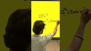 25² in 2 Seconds! 🔥 Bina Calculator | Math Trick