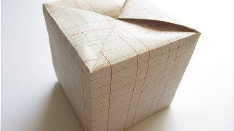 Origami Fujimoto Cube