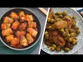 Ramadan , 2 recettes express ,Faciles et Rapides - Tajine Poulet Olives & Roulades Aubergines Viande