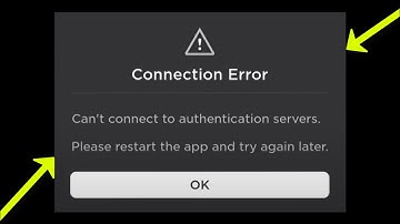 Roblox - Connection Error - Can