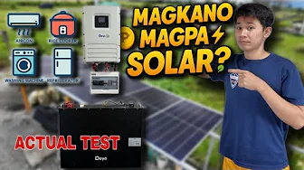 Magkano mag pa solar? Paano Pag May Bagyo? Walang Brownout? Solar Setup para sa bahay full set