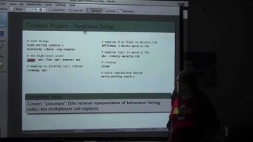 Open Source Verilog HDL Synthesis with Yosys Teil 1