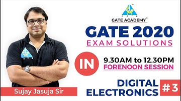 3 | GATE 2020 | Instrumentation | Forenoon Question | Digital Electronics