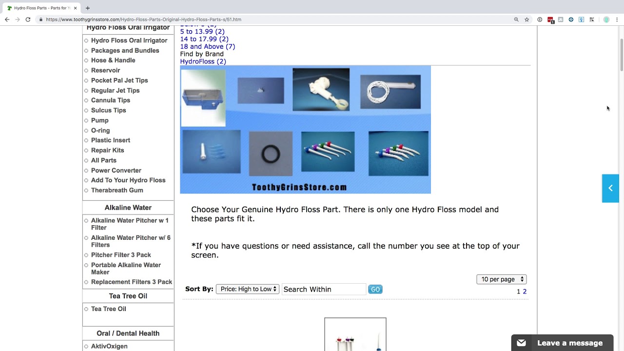 Hydro Floss Oral Irrigator