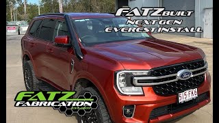 Fatz Fab Next Gen/RA Ford Everest Snorkel Installation