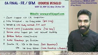 FR / SFM Course Details for May'22 & Onwards Exams | CA Final screenshot 5