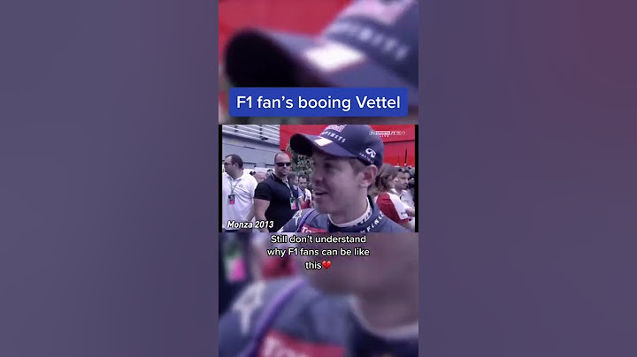 Fans Booing Vettel  #shorts