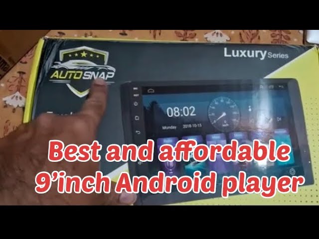 Auto Snap 9 Inch HD Android Double Din Stereo Player at Rs 23400 in New  Delhi