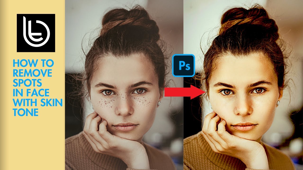 photoshop tutorial remove spots