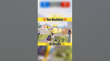 Two Headshots 😍 #shorts #pubgmobile #pubg #bgmi #1v1 #viral #tdm