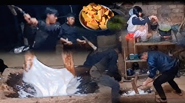 Hmo no peb tuav ncuav thiab hau nab vam noj 