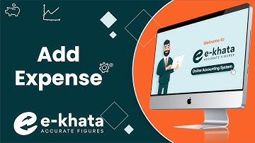 How to Add Expense in e-khata : Online Cloud Based Accounting & ERP Software