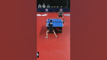 Isaac Vila had to dig deep to escape this exchange with reigning Pan Am Champion Amy Wang! #mltt