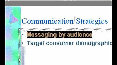 Microsoft Office PowerPoint 2000 Shadow texts