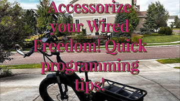 “Electrify Your Ride: Ultimate E-Bike Accessory Guide! Wired Freedom programming tips!