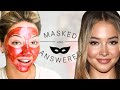 'Outer Banks' Star Madelyn Cline's Face Mask Has 'Lady Gaga Meat Dress Vibes' | Masked and Answered