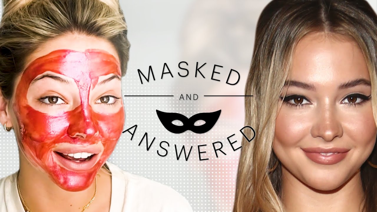 'Outer Banks' Star Madelyn Cline's Face Mask Has 'Lady Gaga Meat Dress Vibes' | Masked and Answered