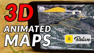 RELIVE APP TUTORIAL // How to create 3D animated videos of your hiking, biking or running activities screenshot 3