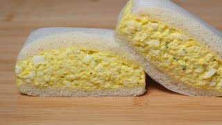 Easy) Make a soft and fragrant egg sandwich