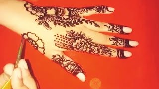Wedding Special Simple Dulhan Mehndi Design||Back Hand Mehdi Design||Easy Bridal Mehndi Designs screenshot 4