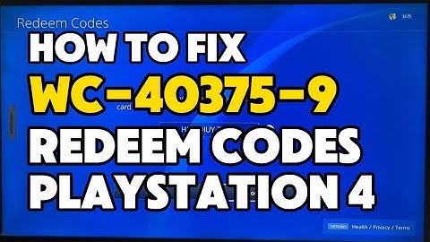 How To Fix PS4 WC-40375-9 This Voucher code you entered is not active or expired