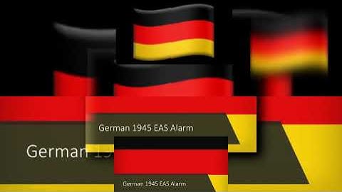 3 German EAS Alarm scans