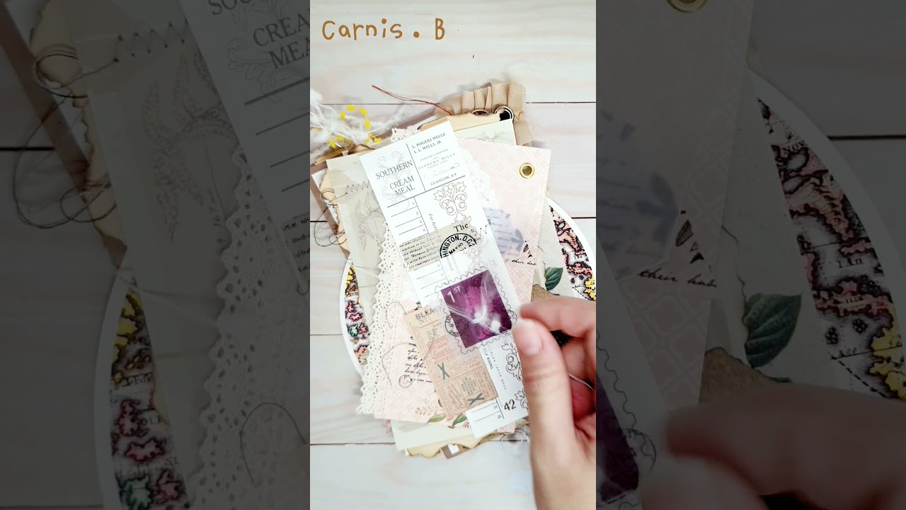 Vintage Box #3 |junk journal |ephemera |handmade