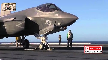 F 35C Lightning II • Launch & Recovery Testing On USS Nimitz