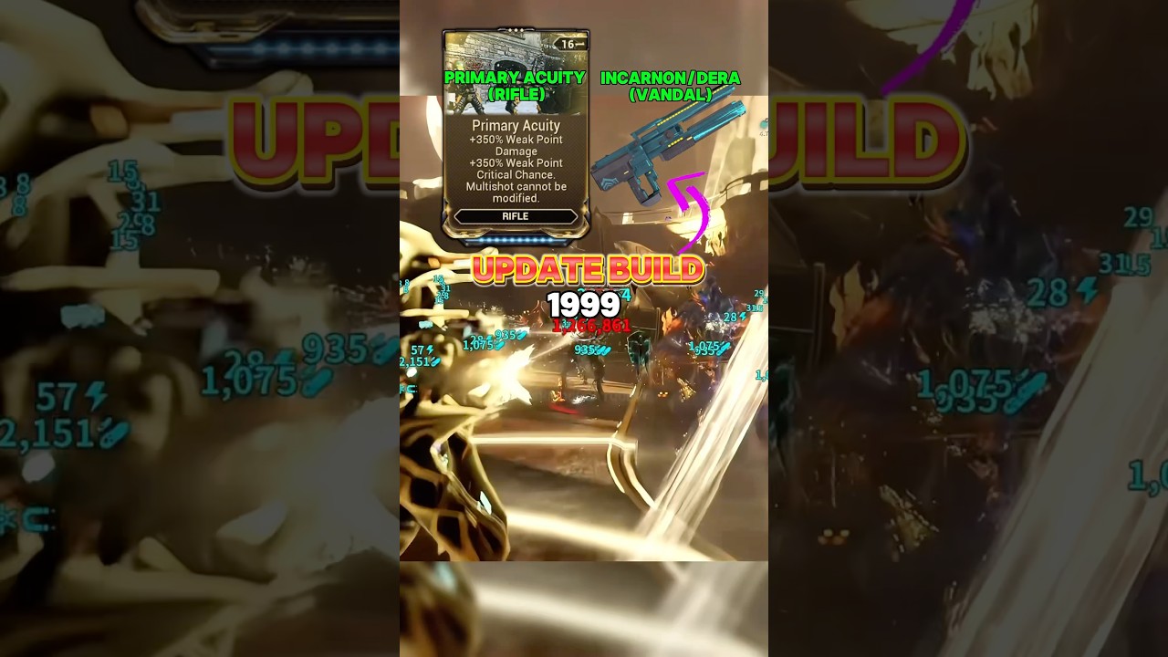 WARFRAME: 1999 Steel Path Farming - DERA VANDAL Weak Point Slayer 