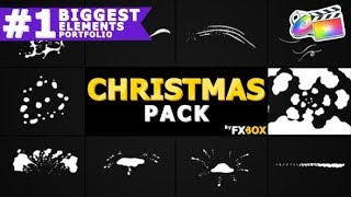 Apple Motion Template Winter Snow Elements | FCPX