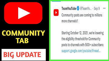 Community tab youtube new update | community tab youtube enable without 1k subs | community tab