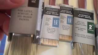Review Paint Brushes from Harbor Freight  $0.49-$1.99, a close look- COMPARE