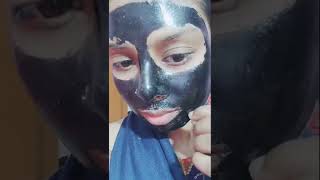 Bamboo charcoal peel of mask apply how to apply peel off mask shorts peel_off_mask hacks