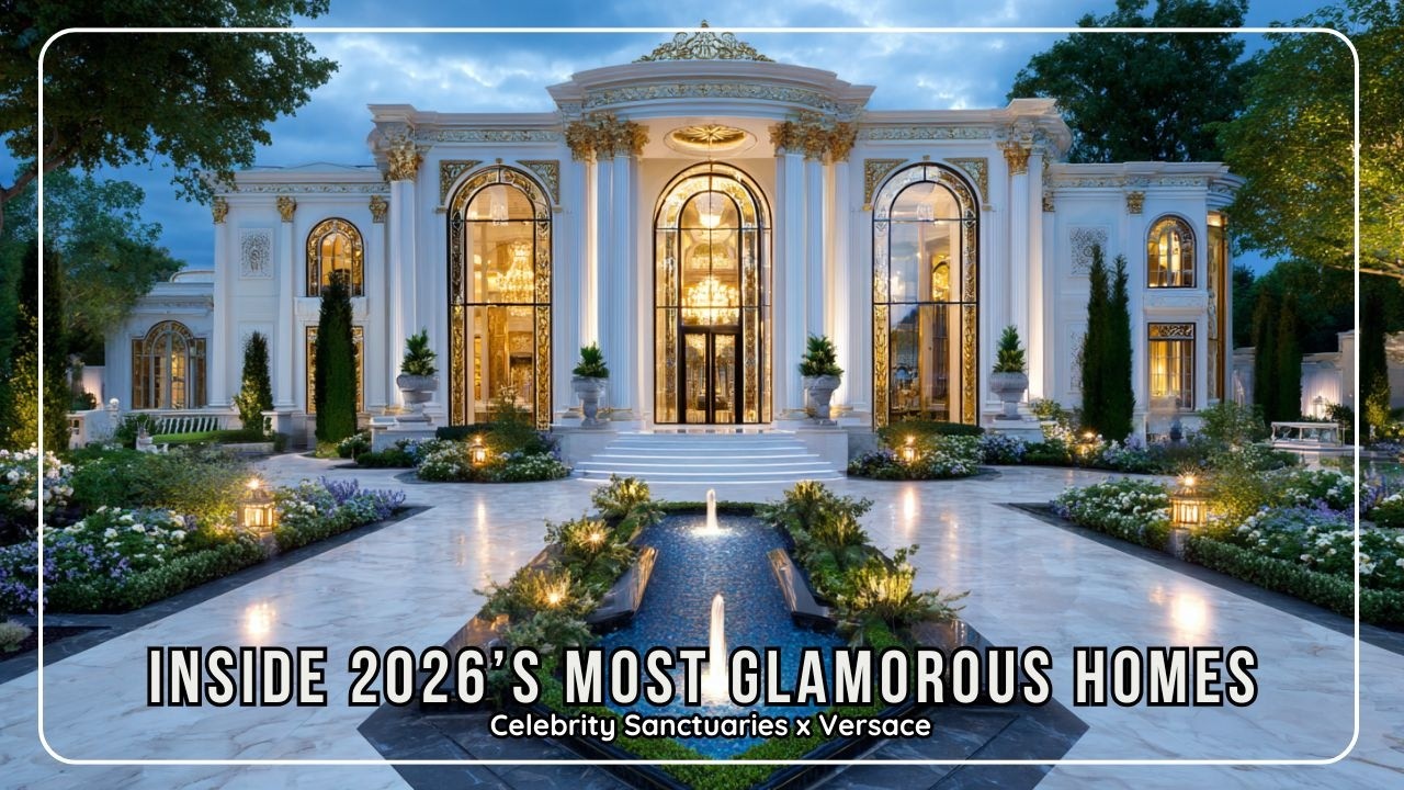 Самые гламурные дома 2026 года: резиденции знаменитостей x Versace