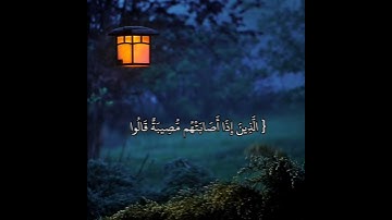 { قَالُوا إِنَّا لِلَّهِ وَإِنَّا إِلَيْهِ رَاجِعُونَ } الشيخ فارس عباد حالات واتساب تلاوة خاشعة