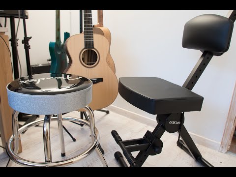 Quiklok DX749 musicians' chair & guitar stool unboxing review & comparison