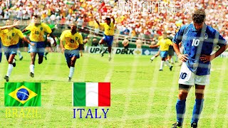 🇧🇷 Brazil VS 🇮🇹 Italy 0-0 (3-2 Penalty) World Cup 1994 Final (Highlights)