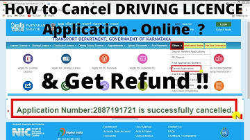 Cancel DL LL Application Online & Refund | DL Application cancel kaise kare | Driving Licence cancel