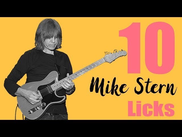 10 Mike Stern Jazz Fusion Guitar Licks With Tabs