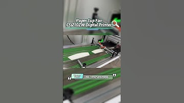 Best digital printing machine for blank clean paper cup fan