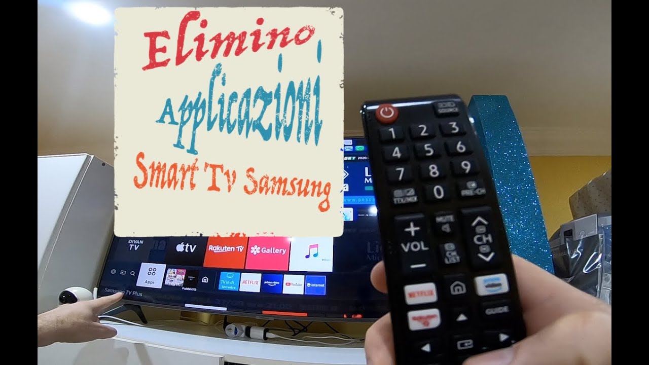 Disinstallare App Smart Tv Samsung - YouTube