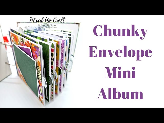 Tutorial  Folding Envelope Mini Album – Scrap Booking