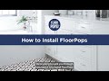 How to install floorpops with primer