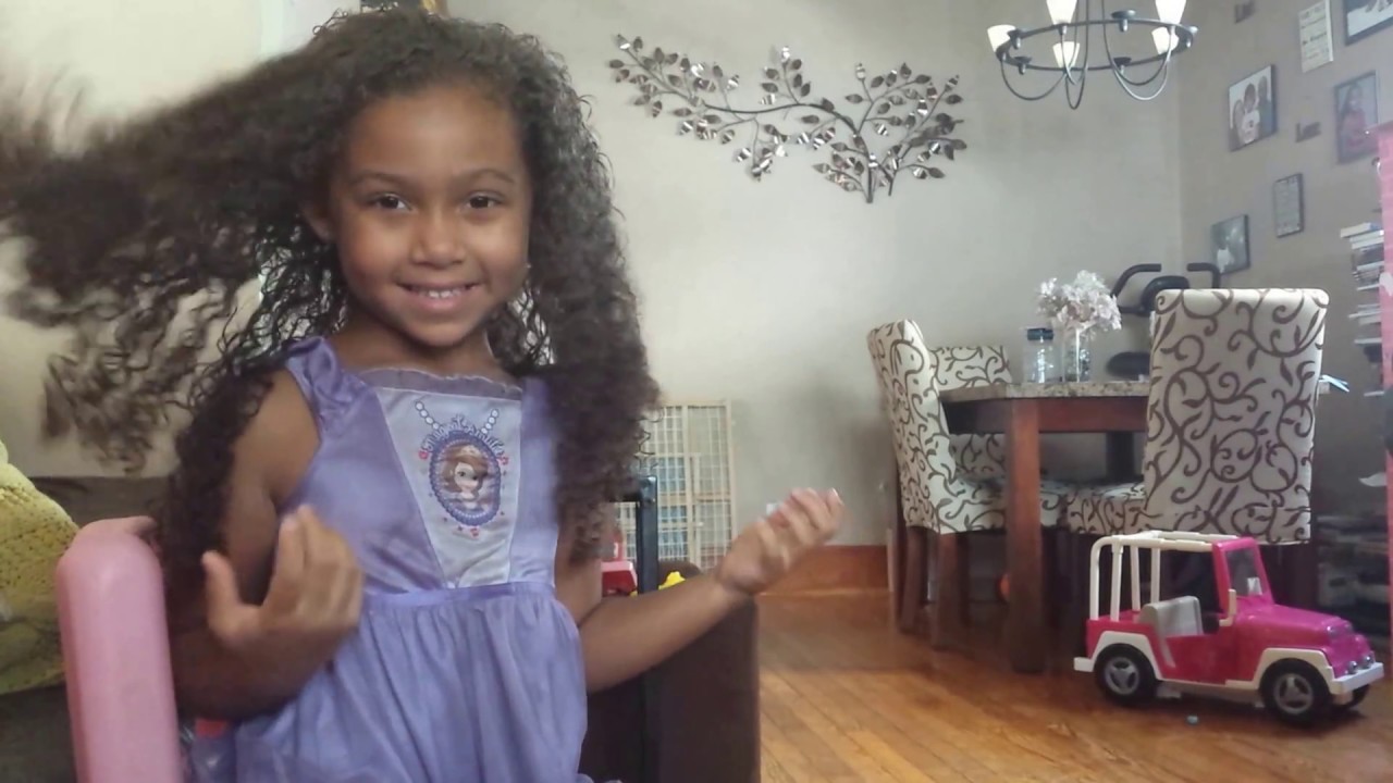 How to Detangle Curly Kids Hair - Biracial / Mixed Race Hair Care 