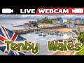 Tenby panoramawales uk  pembrokeshire  carmarthen bay  dyfed