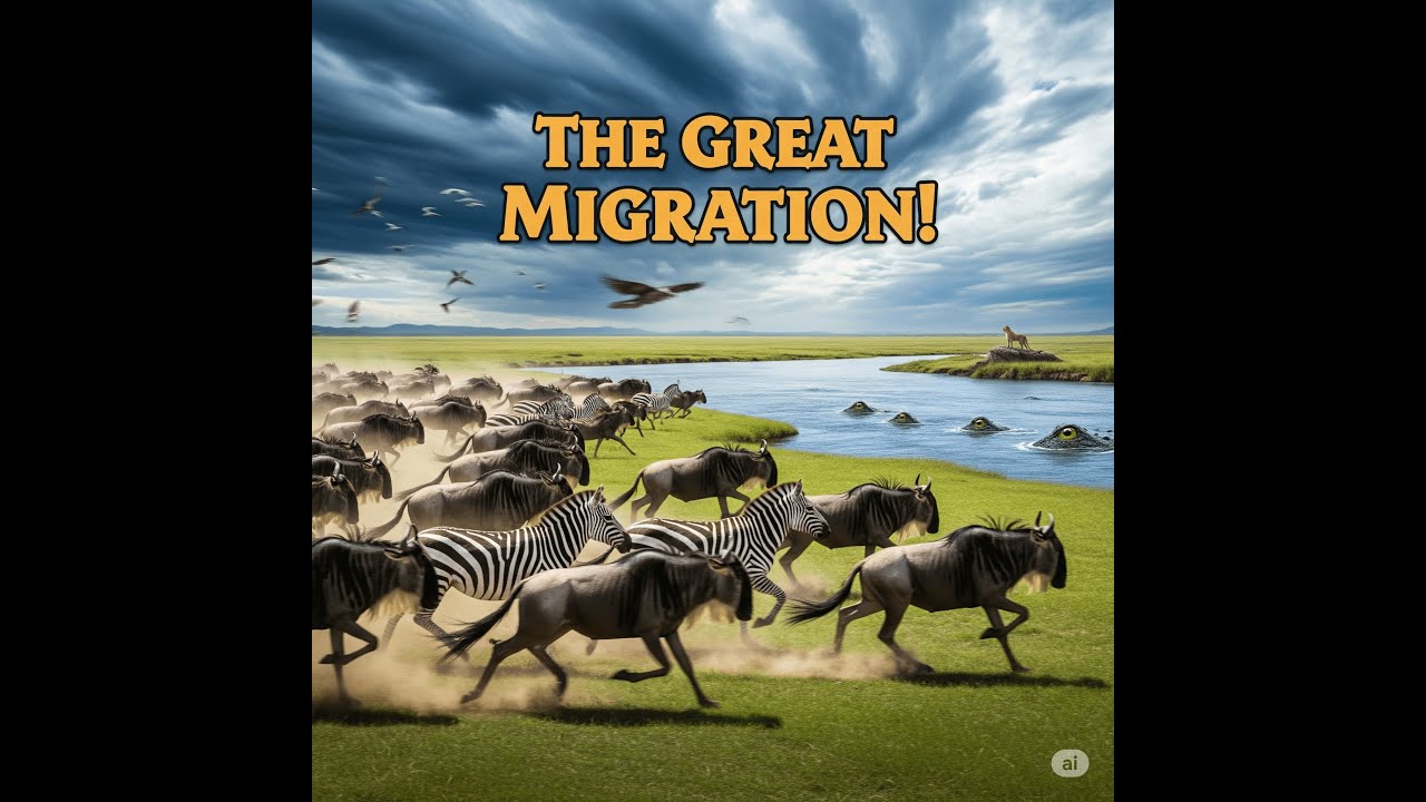 The Great Migration: Epic Animal Journey Across Africa!