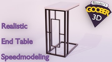 Blender Speed Modeling - End Table