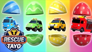 Humpty Dumpty🥚 | Rescue Team Color Song | Easter Song for Kids | Brave Rescue Team | RESCUE TAYO