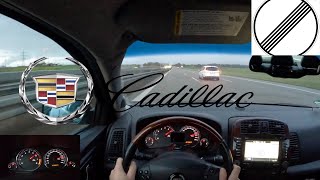 Cadillac CTS(2007) 3.6 V6 Top Speed Test Drive on German Highway